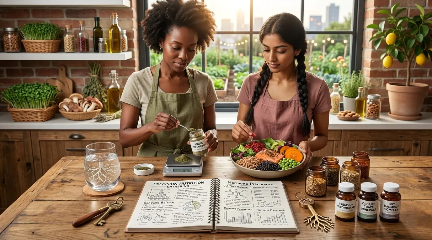 Mother talking gently with her teenage daughter
